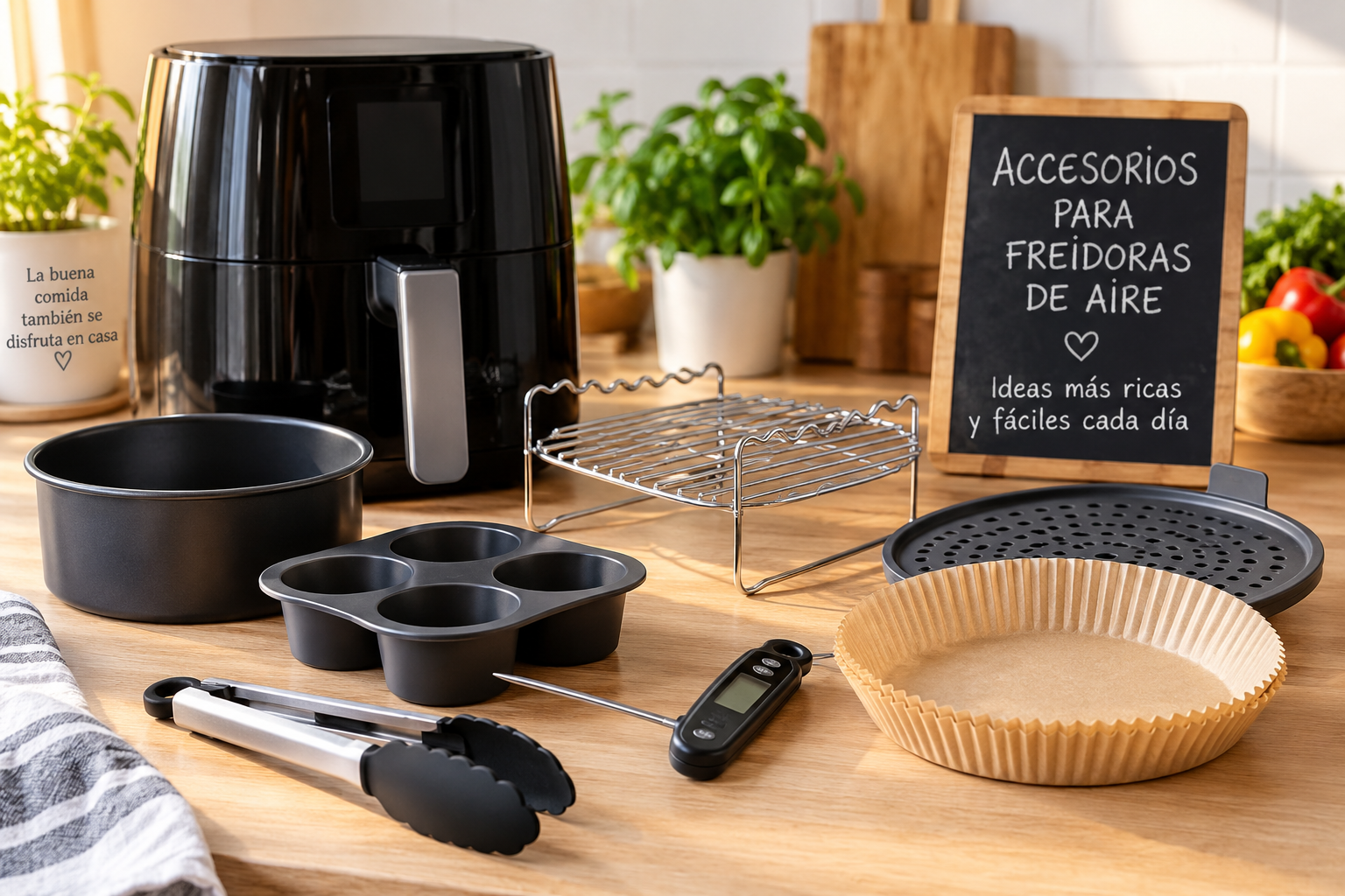 Accesorios para freidoras de aire para principiantes