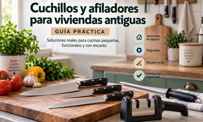 Cuchillos y afiladores para viviendas antiguas