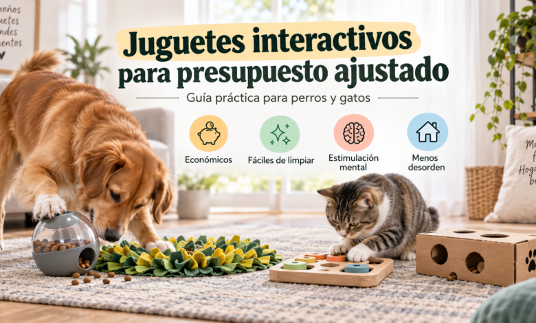 Juguetes interactivos para presupuesto ajustado