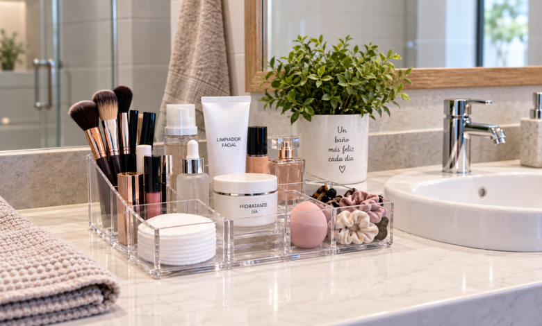 Organizadores de cosméticos para rutinas rápidas