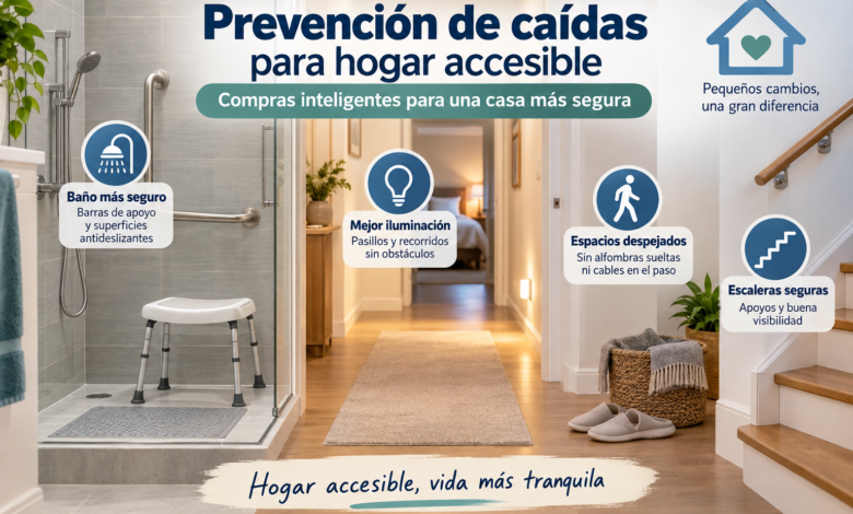 Prevención de caídas para hogar accesible
