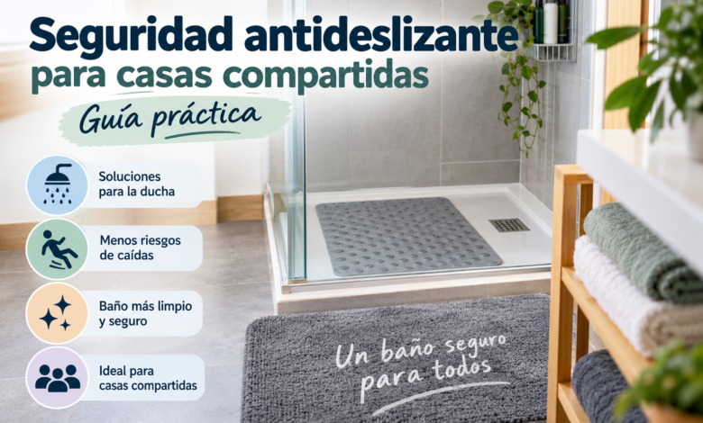 Seguridad antideslizante para casas compartidas: guía práctica